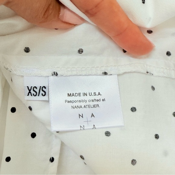 Et Tigre Button Down Shirt White Dot - Picture 6 of 7